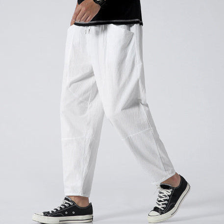 Tomáš – Pánské Volnočasové Kalhoty v Harem Stylu – Volné, Moderní, Pohodlné pro Každodenní Nošení a Streetwear