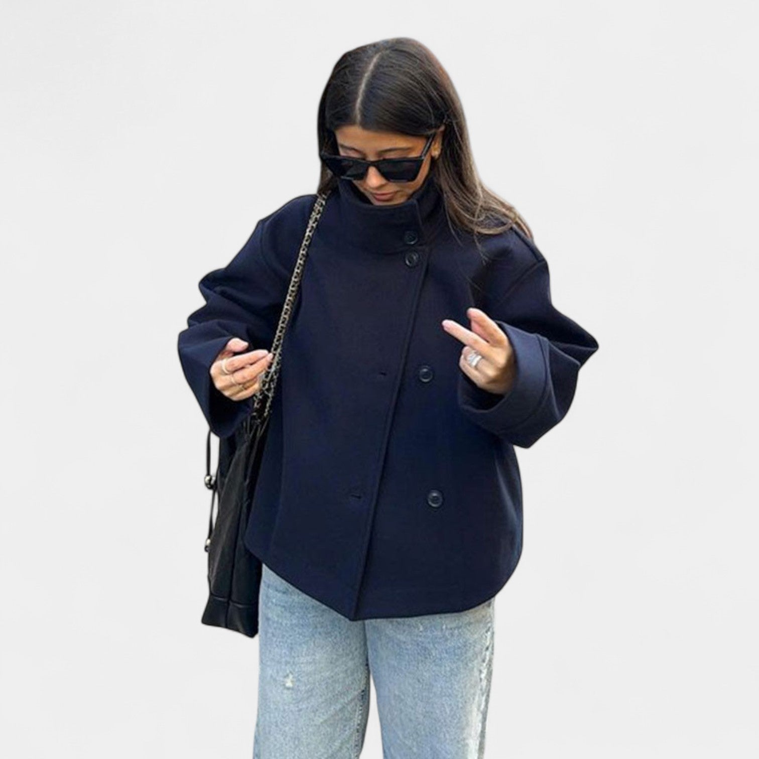 Луси – Двуслойно късо палто