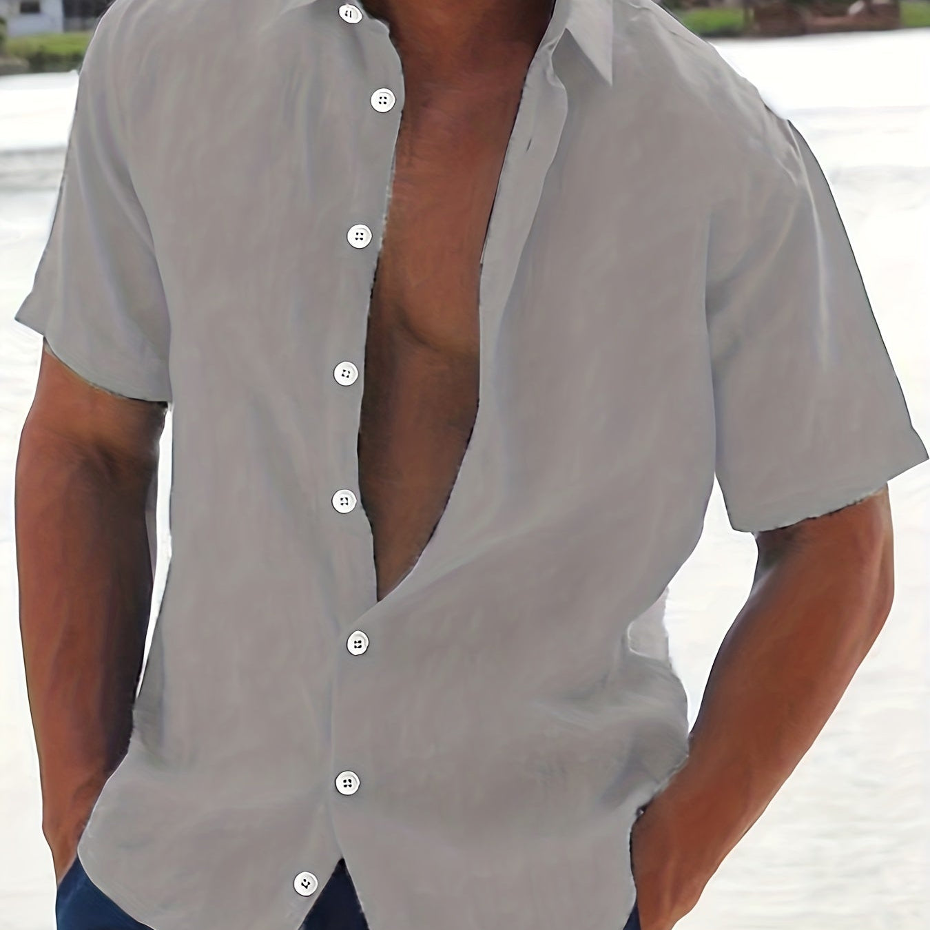 Tomáš – Krátký Rukáv Košile pro Muže