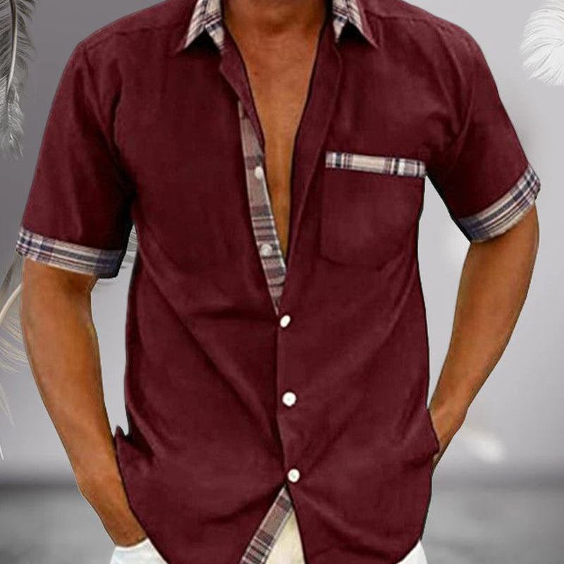 Tomáš – Klasická Pánská Košile s Krátkým Rukávem