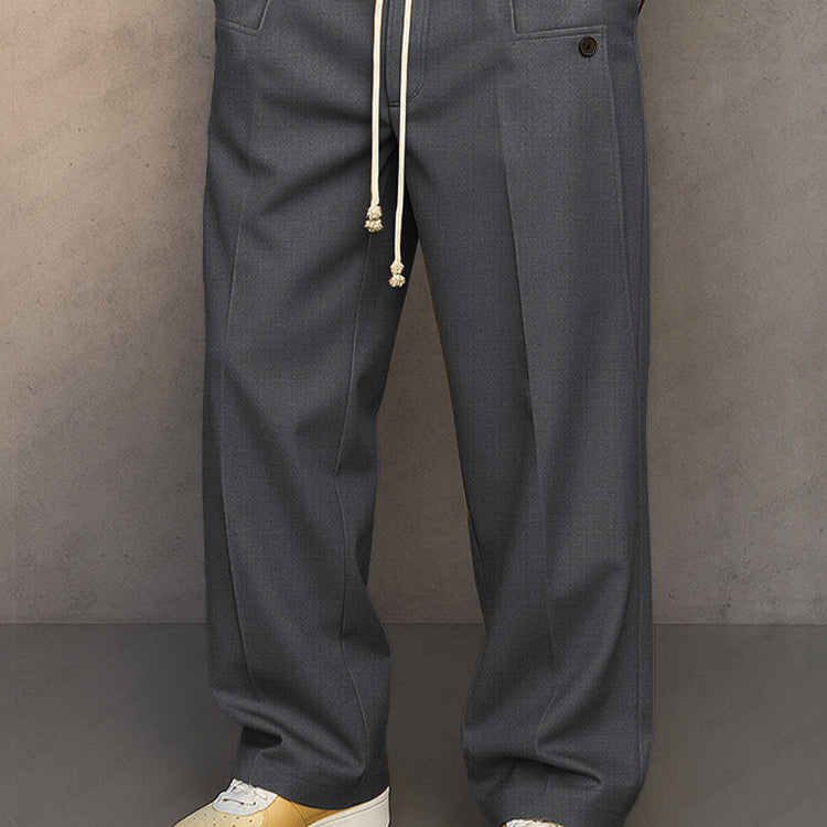 Daniel – Pohodlné městské kalhoty se šňůrkou