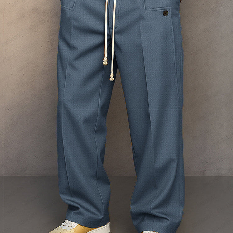 Daniel – Pohodlné městské kalhoty se šňůrkou