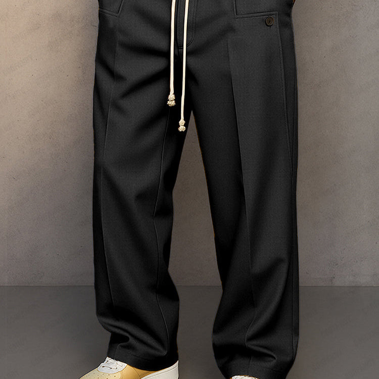 Daniel – Pohodlné městské kalhoty se šňůrkou