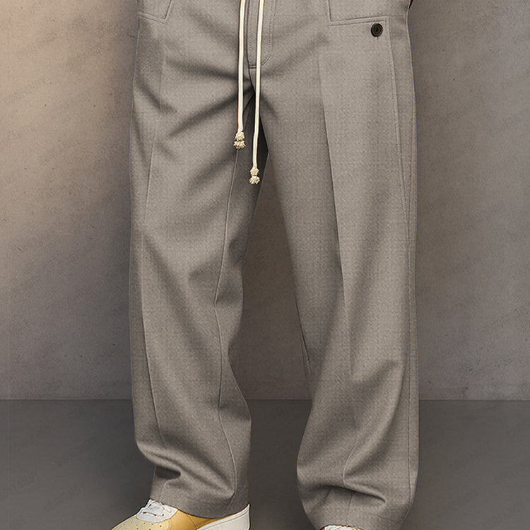 Daniel – Pohodlné městské kalhoty se šňůrkou