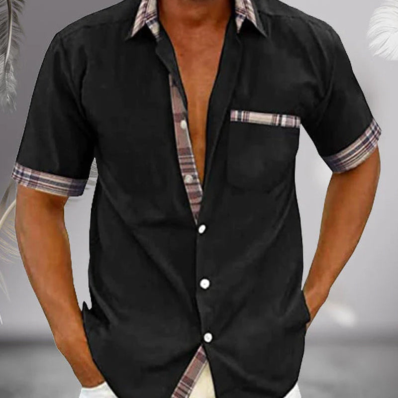 Tomáš – Klasická Pánská Košile s Krátkým Rukávem