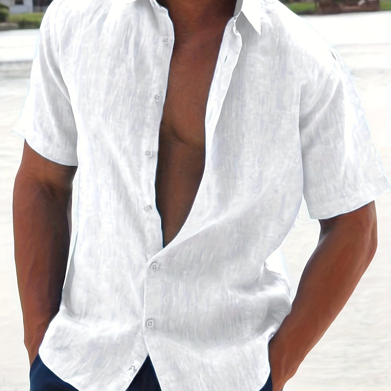 Tomáš – Krátký Rukáv Košile pro Muže