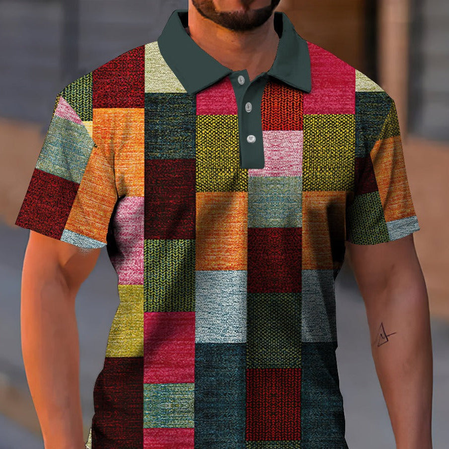 Tomáš – Pánské Polo Tričko s Vzorem