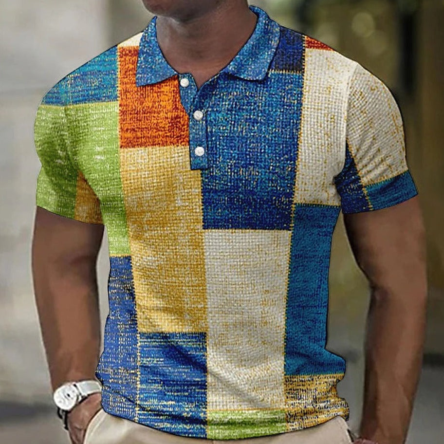 Tomáš – Pánské Polo Tričko s Vzorem