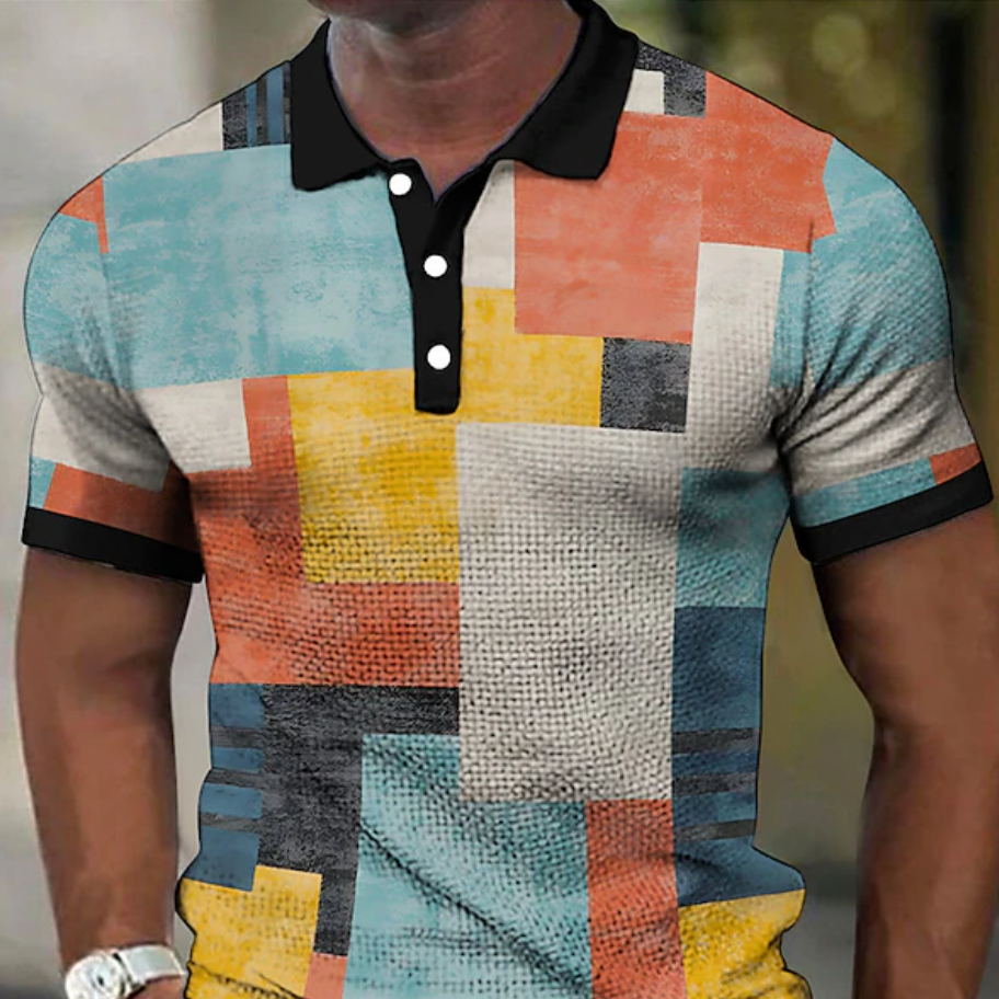 Tomáš – Pánské Polo Tričko s Vzorem