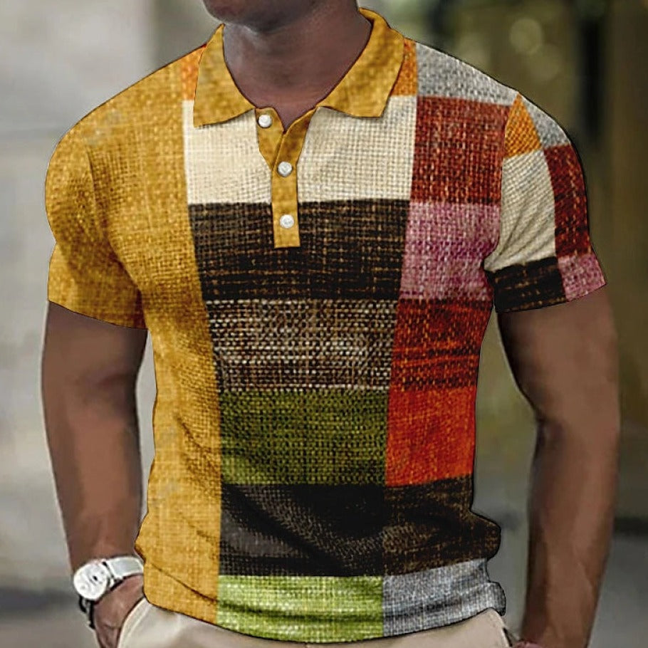 Tomáš – Pánské Polo Tričko s Vzorem